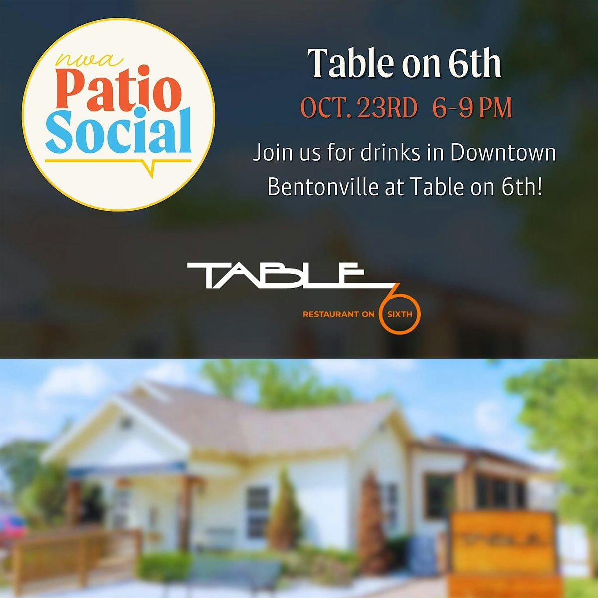 Patio Social: Table on 6th in Downtown Bentonville