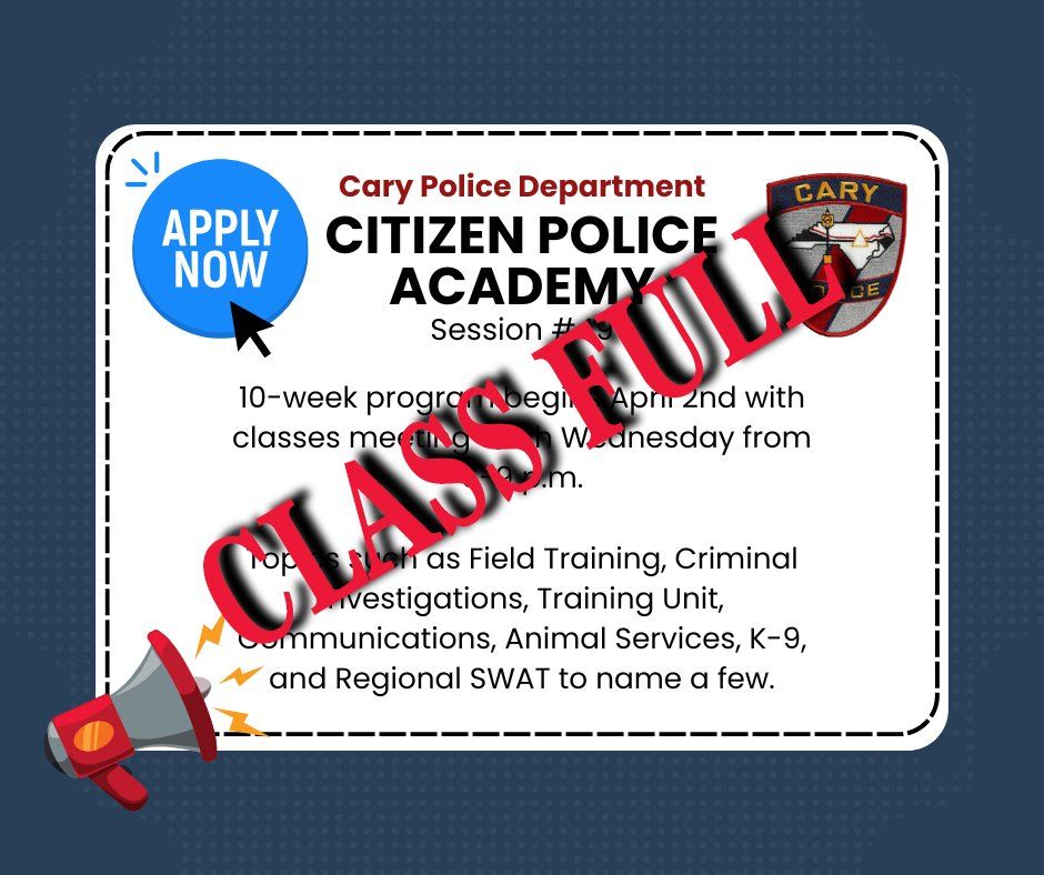 Citizen Police Academy #49