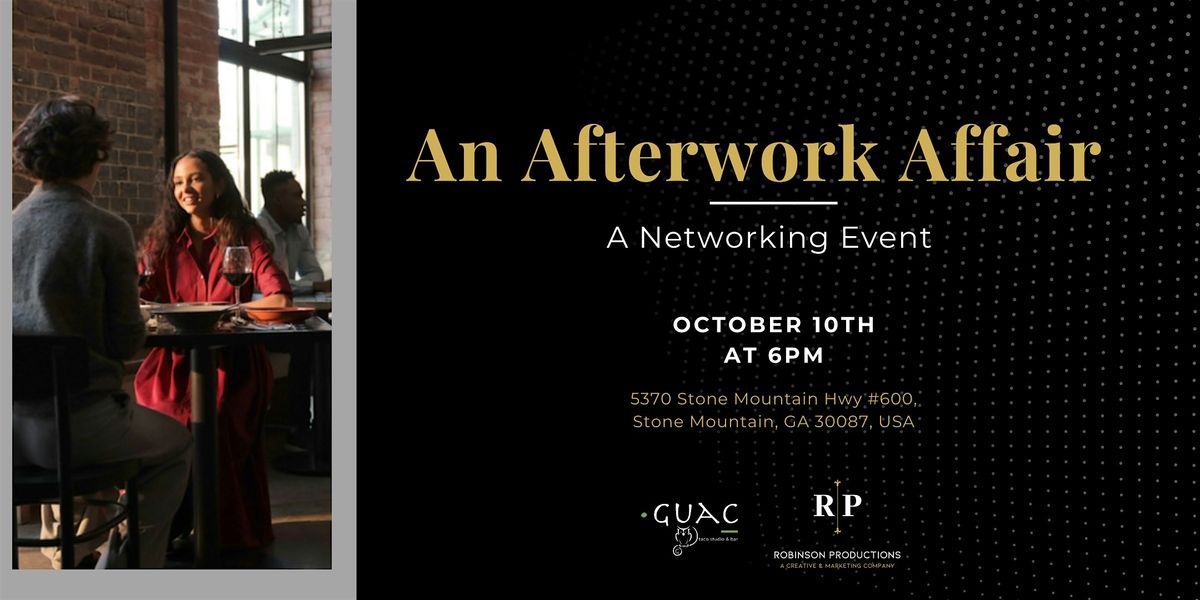 An Afterwork Affair - Networking Event