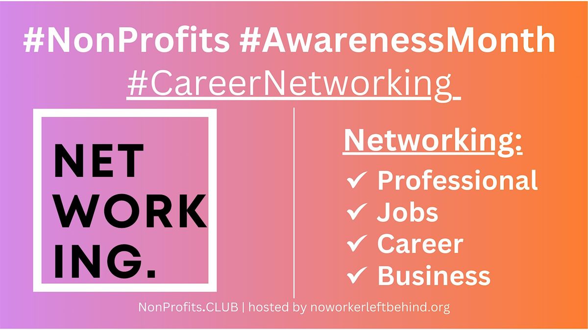 Nonprofit Community Virtual Career Networking Event #Bridgeport