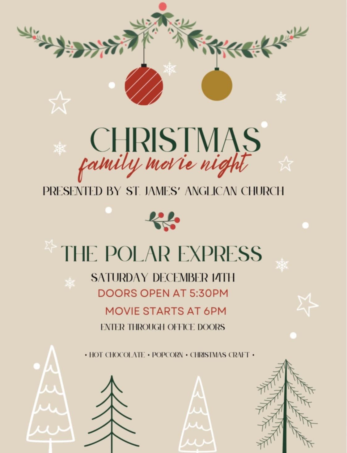 Christmas Family Movie Night