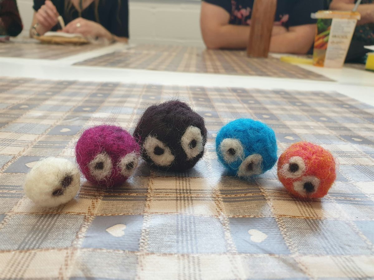 Needle felted animals and decorations - Community Craft