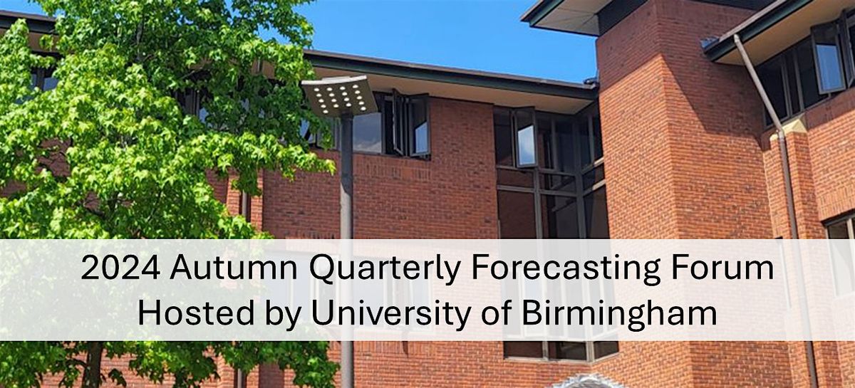 Quarterly Forecasting Forum, Autumn 2024