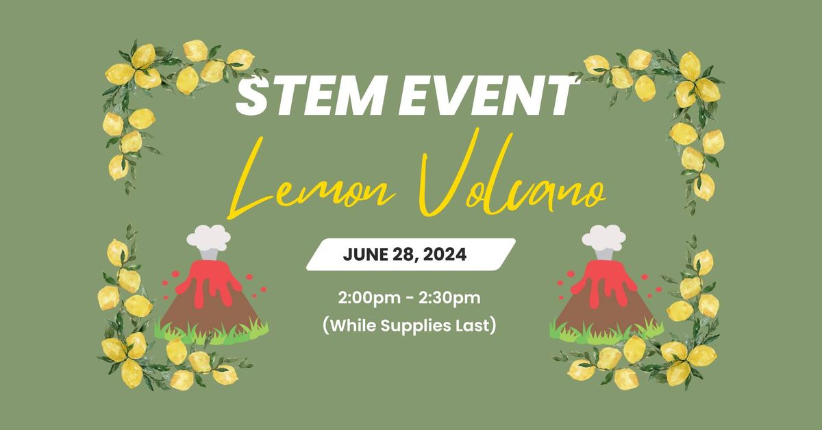 STEM: Lemon Volcano