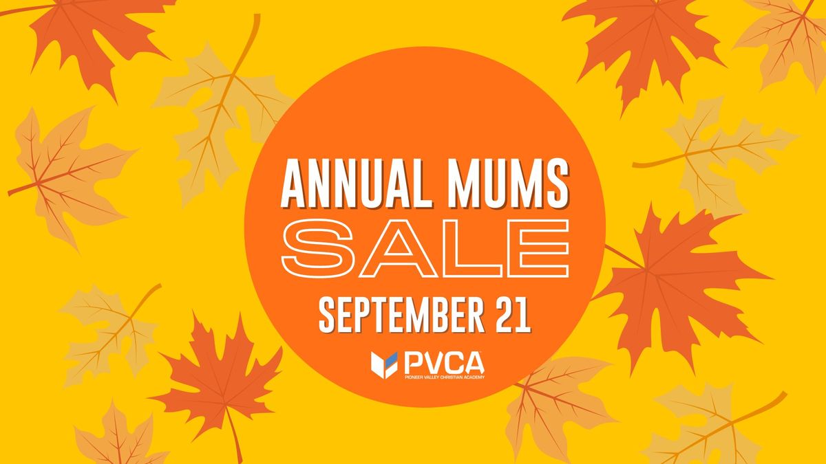 PVCA Annual Fall Mums Sale