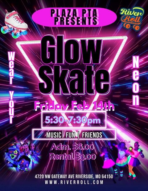  \ud83d\udefcPLAZA GLOW SKATE NIGHT\ud83e\udea9