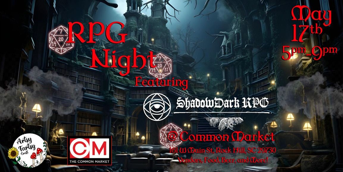RPG Night Featuring Shadowdark