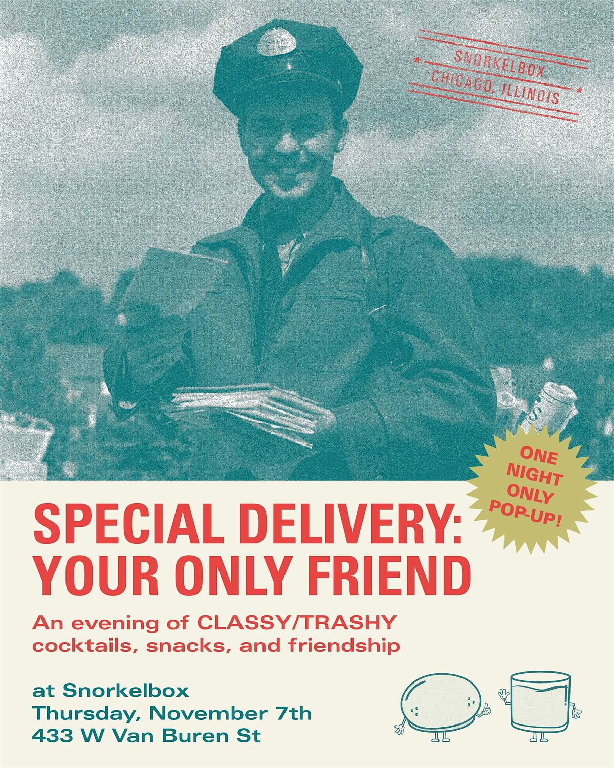 Special Delivery: Your Only Friend at Snorkelbox