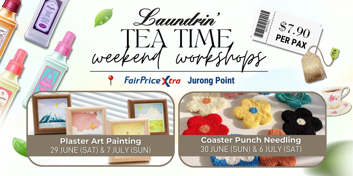 Laundrin x Jurong Point FairPrice Weekend Workshops