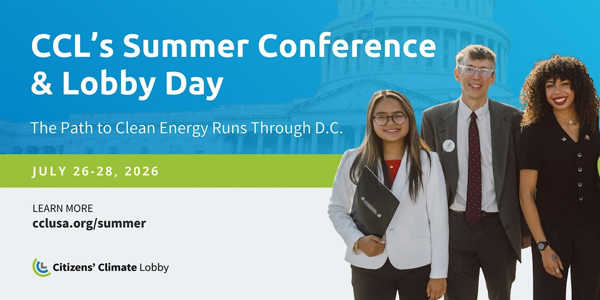 CCL's Summer Conference & Lobby Day 2026