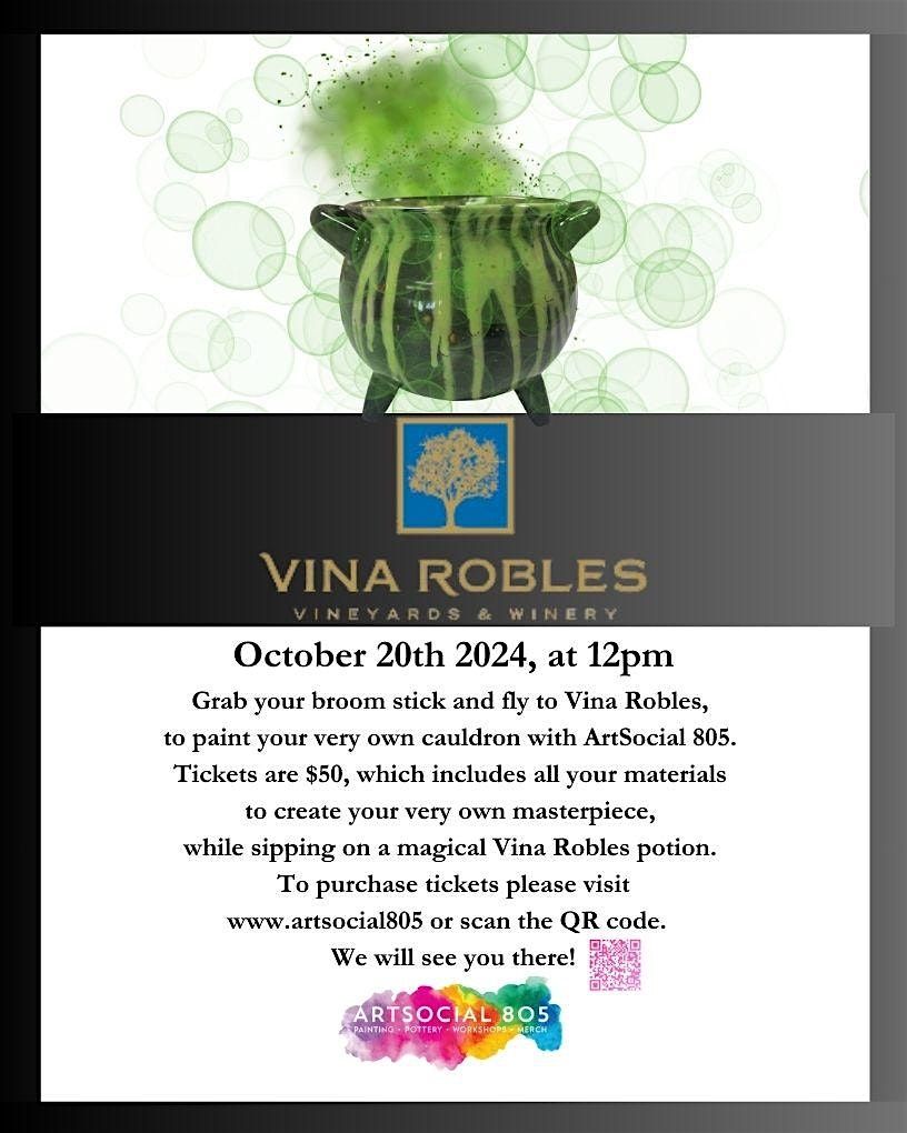 Vina Robles Vineyards & Winery Cauldron Painting with ArtSocial 805