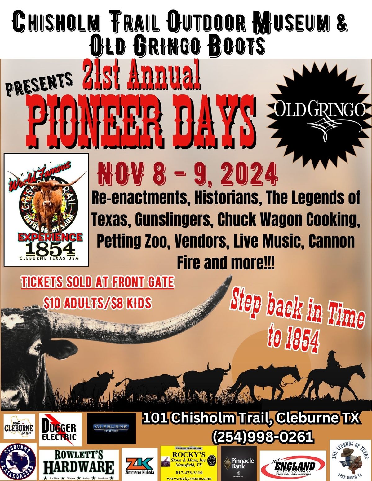 21st Annual Pioneer Day\u2019s Celebration 