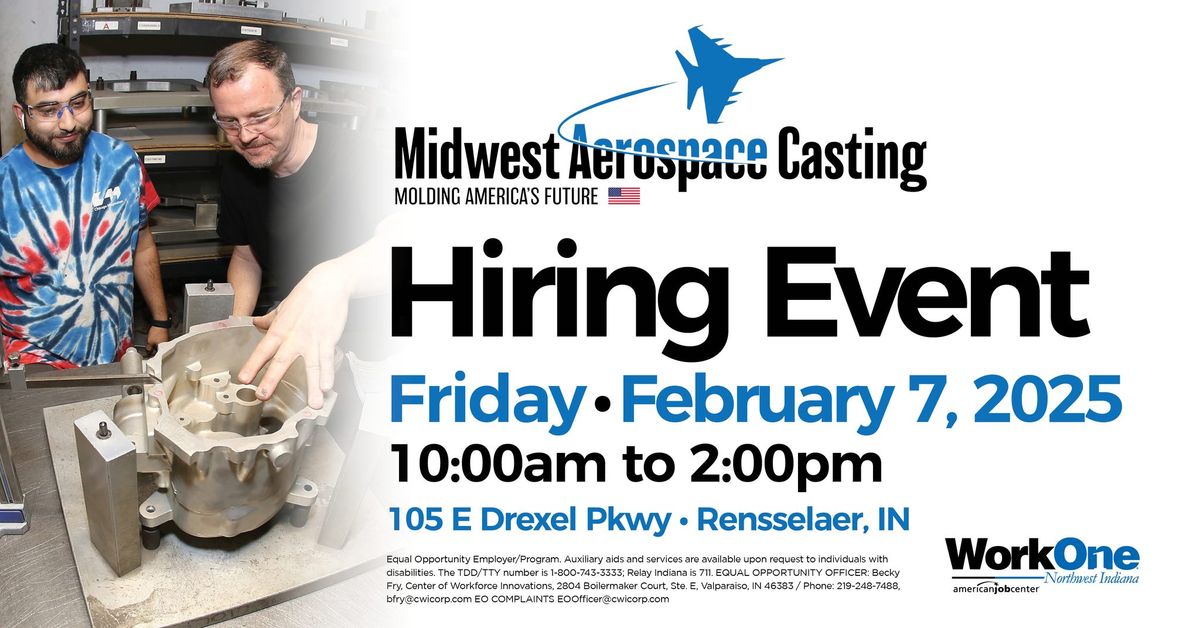 Midwest Aerospace Casting Hiring Event