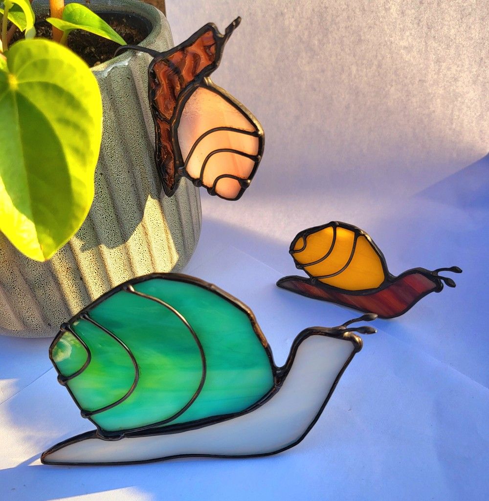 Stained Glass Workshop - Garden Snails 