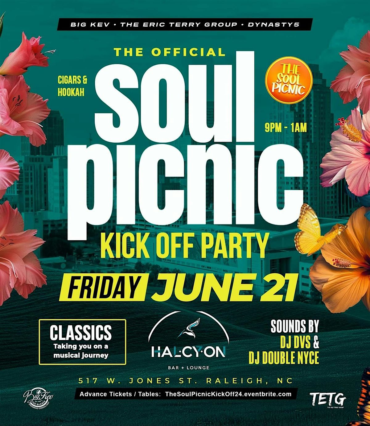 The Official "Soul Picnic" KickOff Party at  HAL-CY-ON