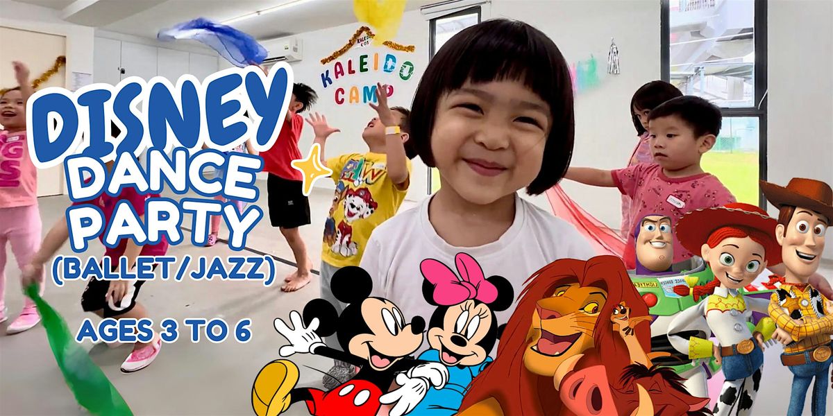 Disney Dance Party: Ballet\/Jazz (Ages 3 to 6)