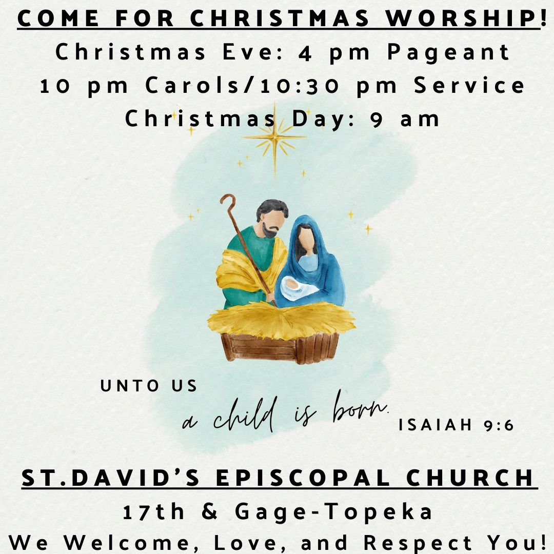 Christmas Eve Worship and Pageant