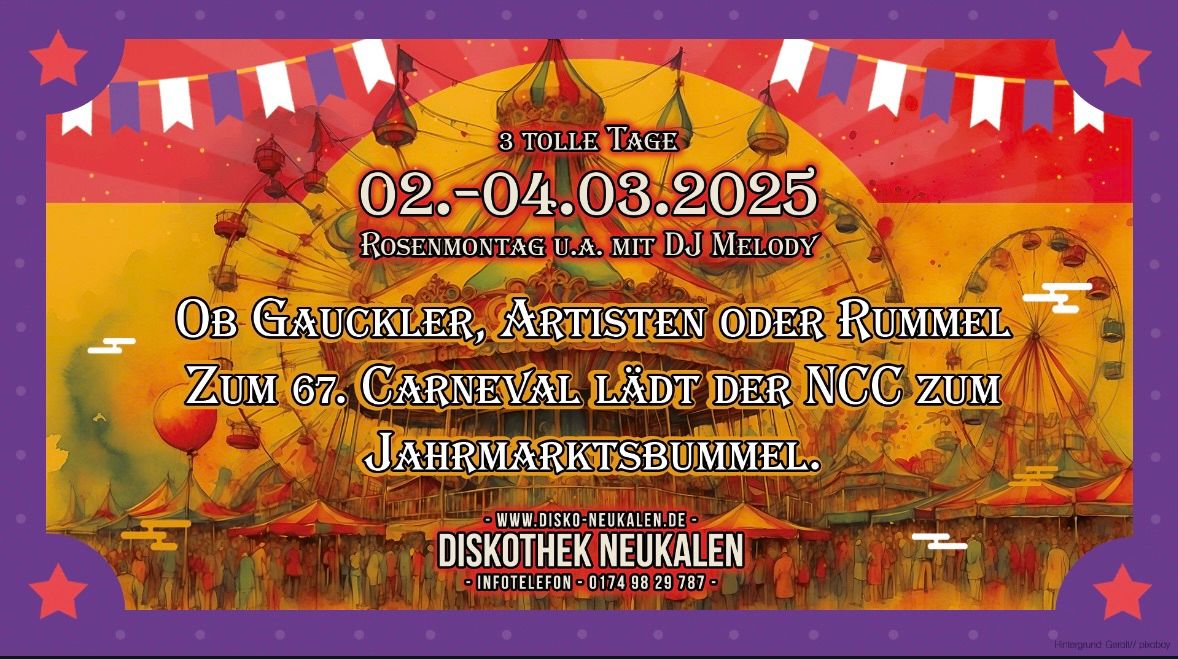 CARNEVAL 3 TOLLE TAGE