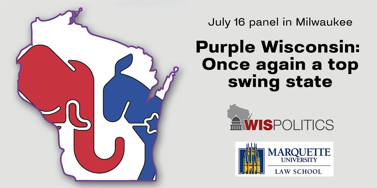 Purple Wisconsin: Once again a top swing state.
