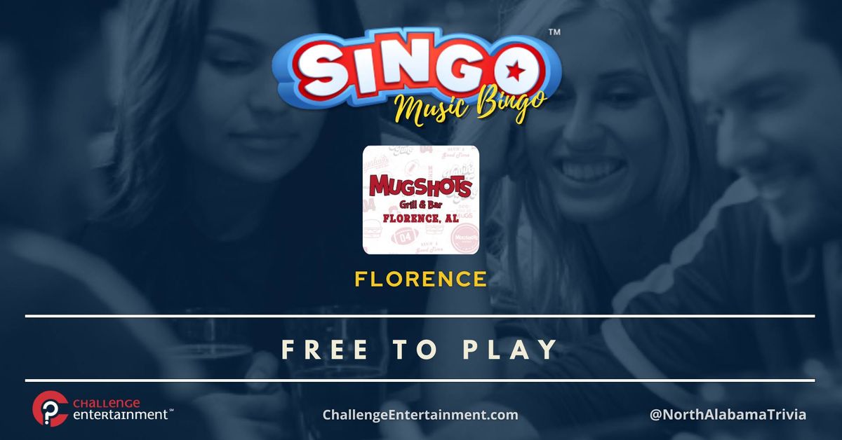 SINGO Music Bingo Nights at Mugshot's Grill & Bar