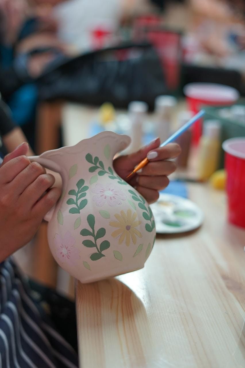 Boozy pottery painting Sunday, 136 Kentish Town Rd, London, 13