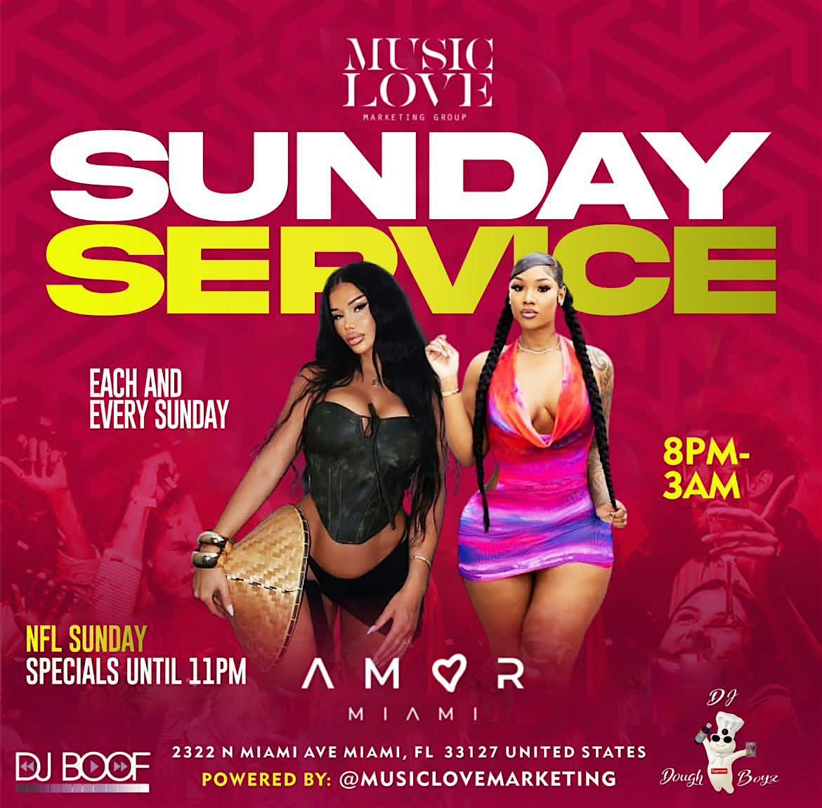 SUNDAY SERVICE at Amor \u2665\ufe0f