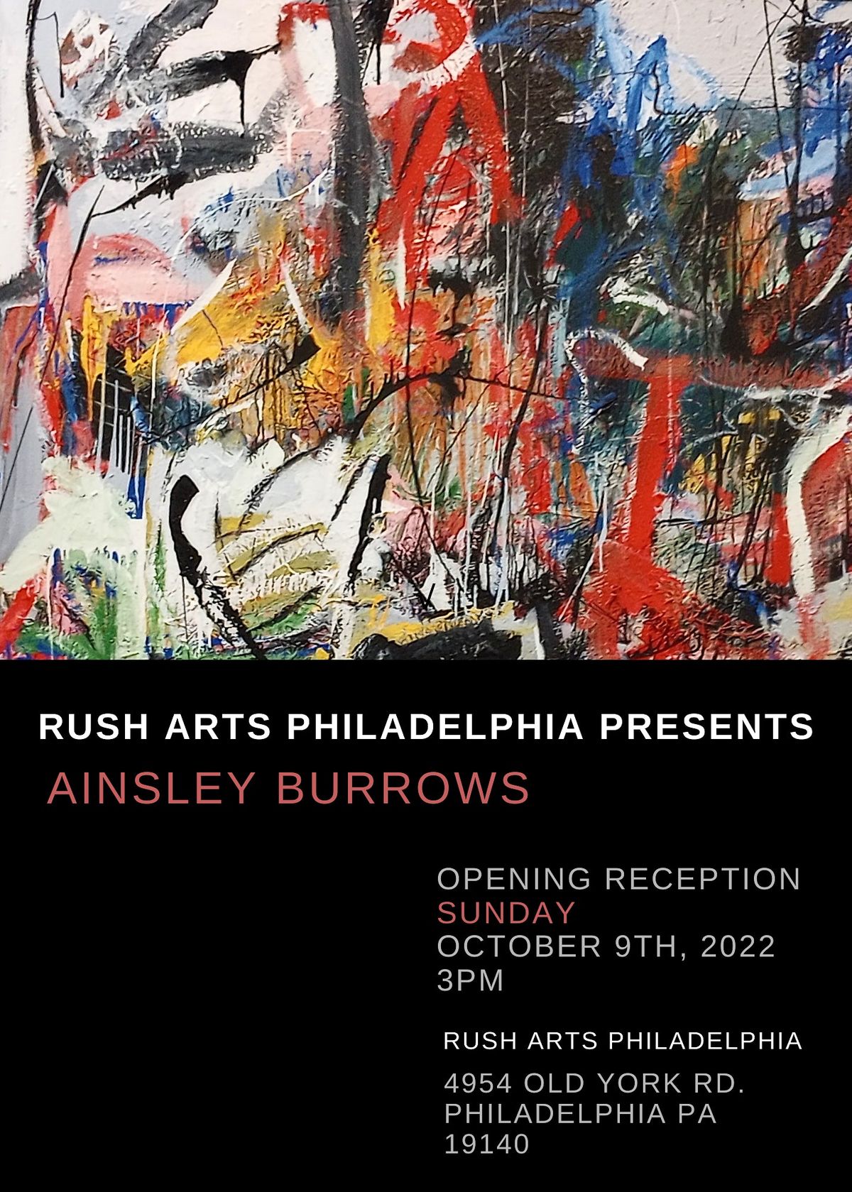 Rush Arts Philadelphia Presents: Ainsley Burrows