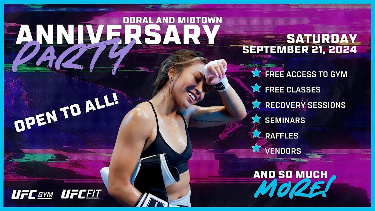 UFC FIT Miami- Midtown Anniversary Celebration