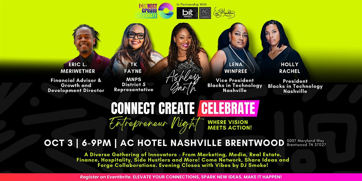 Entrepreneur Night: Connect, Create, Celebrate