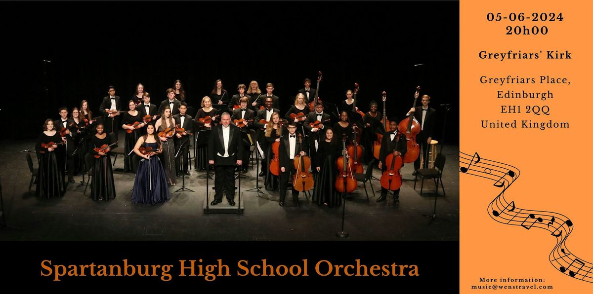 Spartanburg High School Orchestra on tour