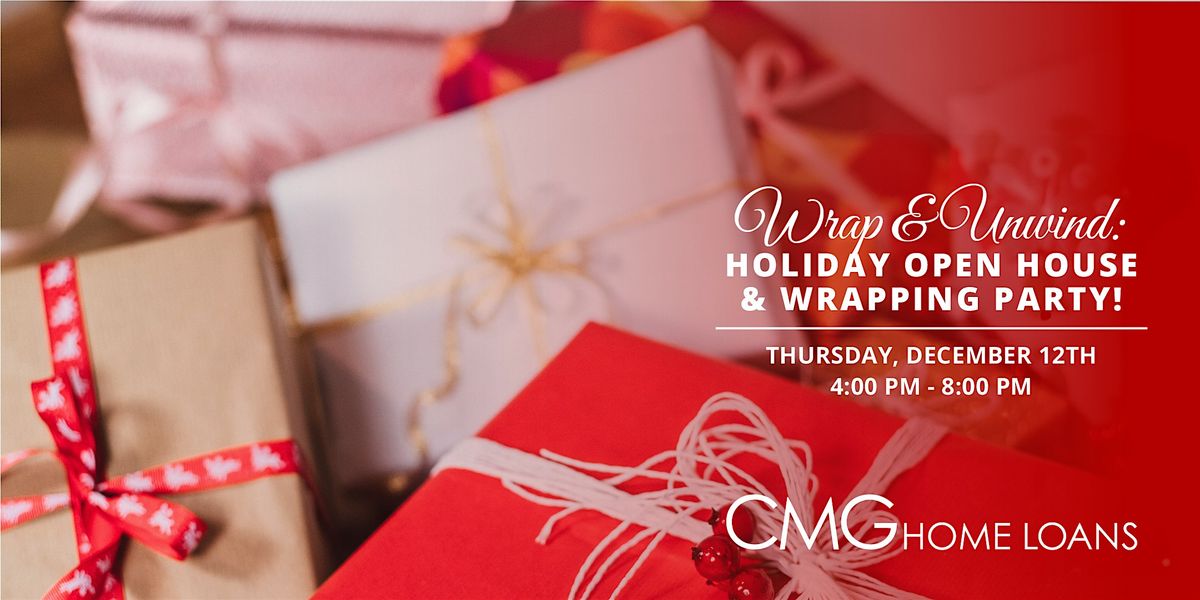 Wrap & Unwind: Holiday Open House & Gift Wrapping Party!