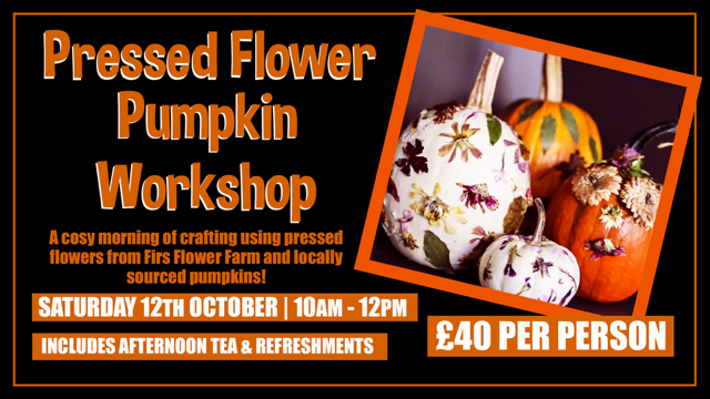 Pressed Flower Pumpkin Workshop