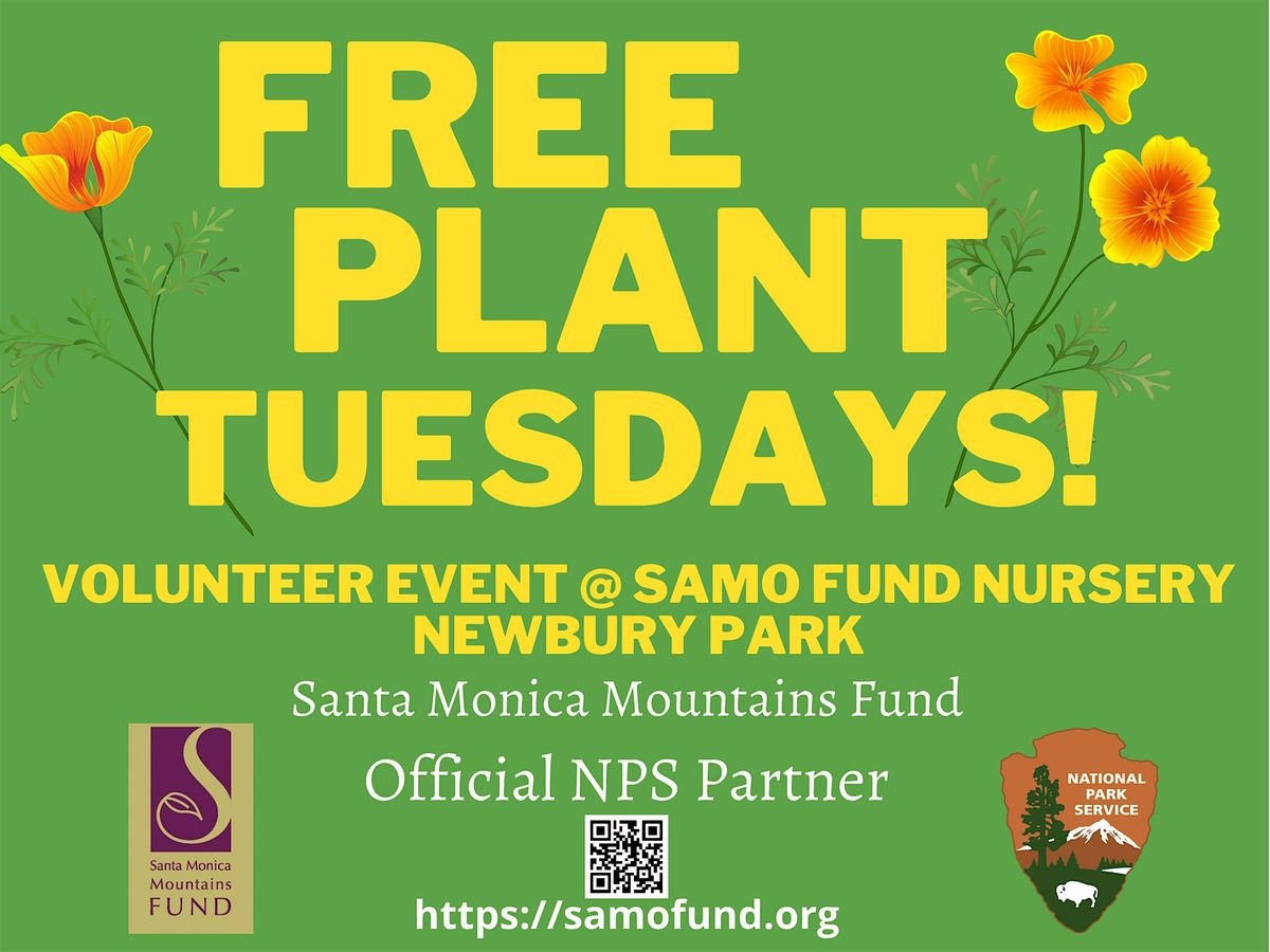 FREE PLANT TUESDAYS! - Native Plant Nursery Volunteering