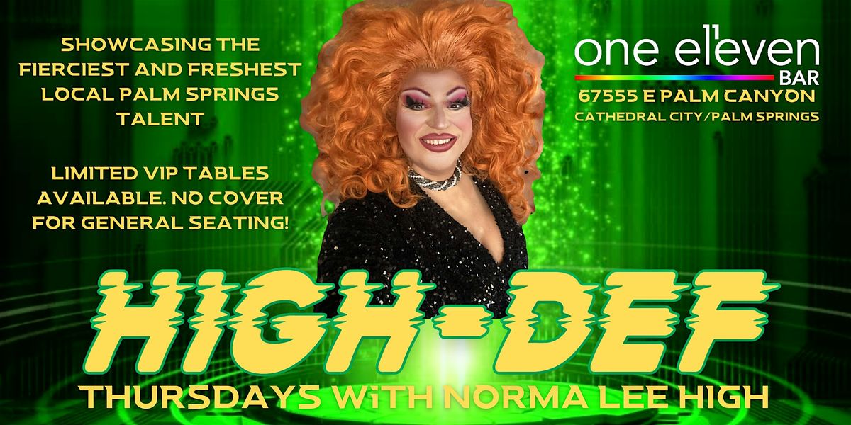 HIGH-DEF with NORMA LEE HIGH