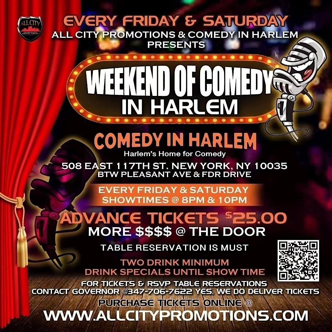 Friday Jan 5th, Weekend Comedy Shows & All Black Excellence Affair