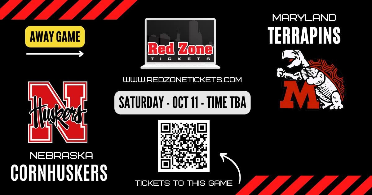 Nebraska Football @ Maryland - TIME TBA