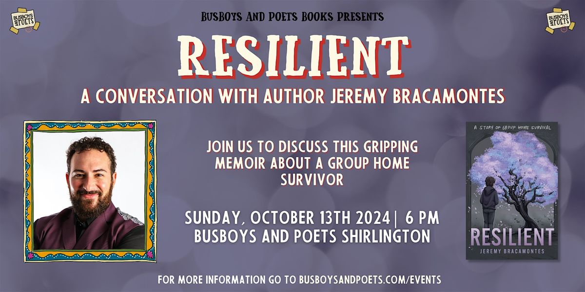 RESILIENT: A STORY OF GROUP HOME SURVIVAL | Busboys and Poets Books