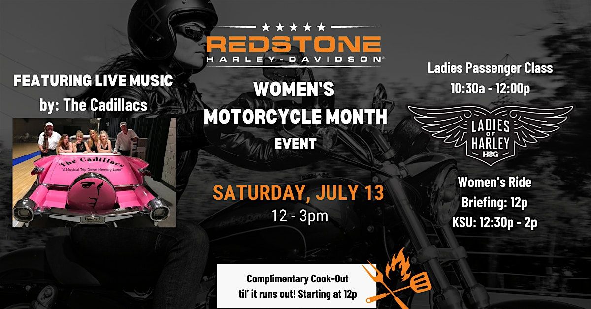 Women's Motorcycle Month Event