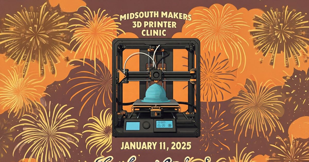 January 3D Printer Clinic