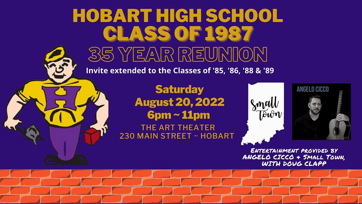 Hobart High School Class of 87 35-Year Class Reunion