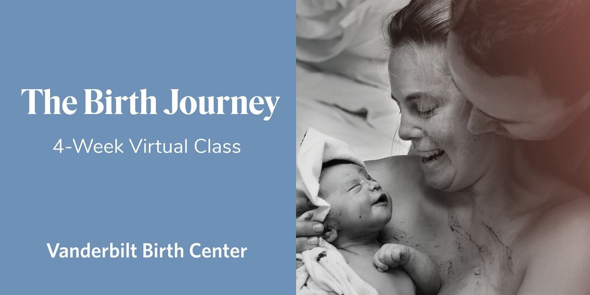 VIRTUAL 4-week Birth Journey Childbirth Class Sundays 7\/7-7\/28