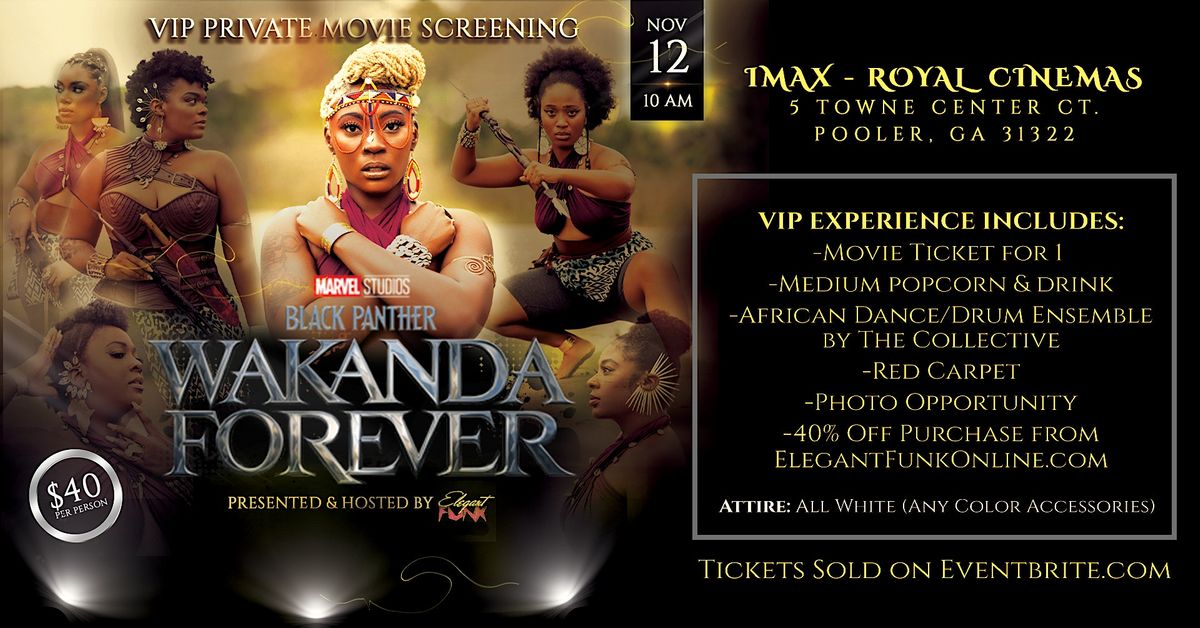 BLACK PANTHER: WAKANDA FOREVER, Red Carpet Private Screening