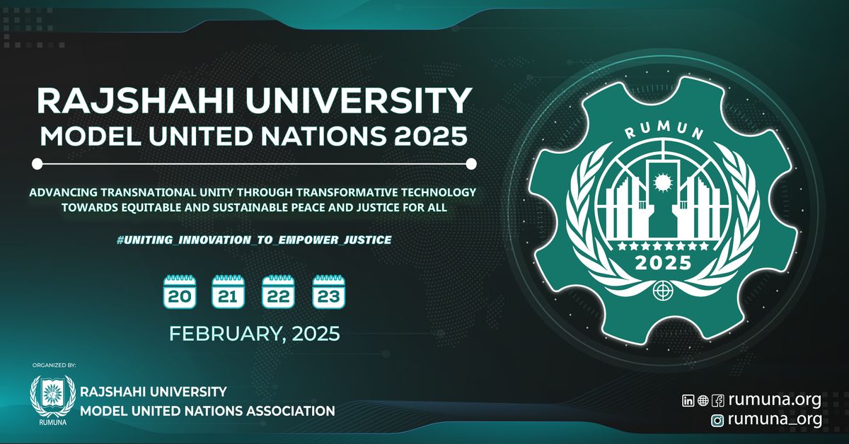 Rajshahi University Model United Nations 2025