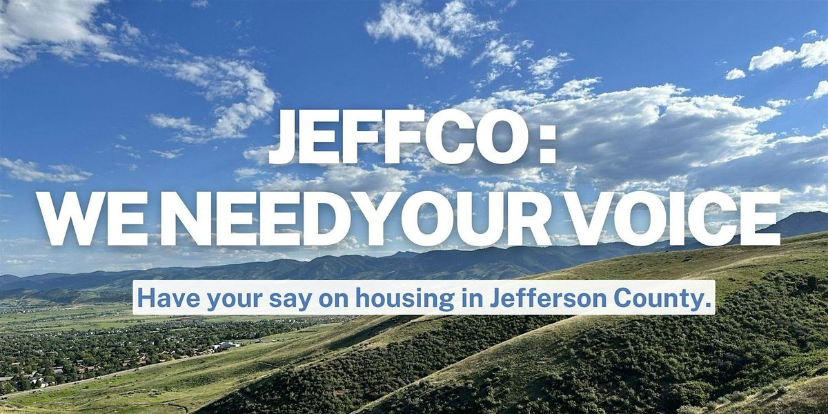 Jeffco Housing Voices Resident Community Forum (Southern