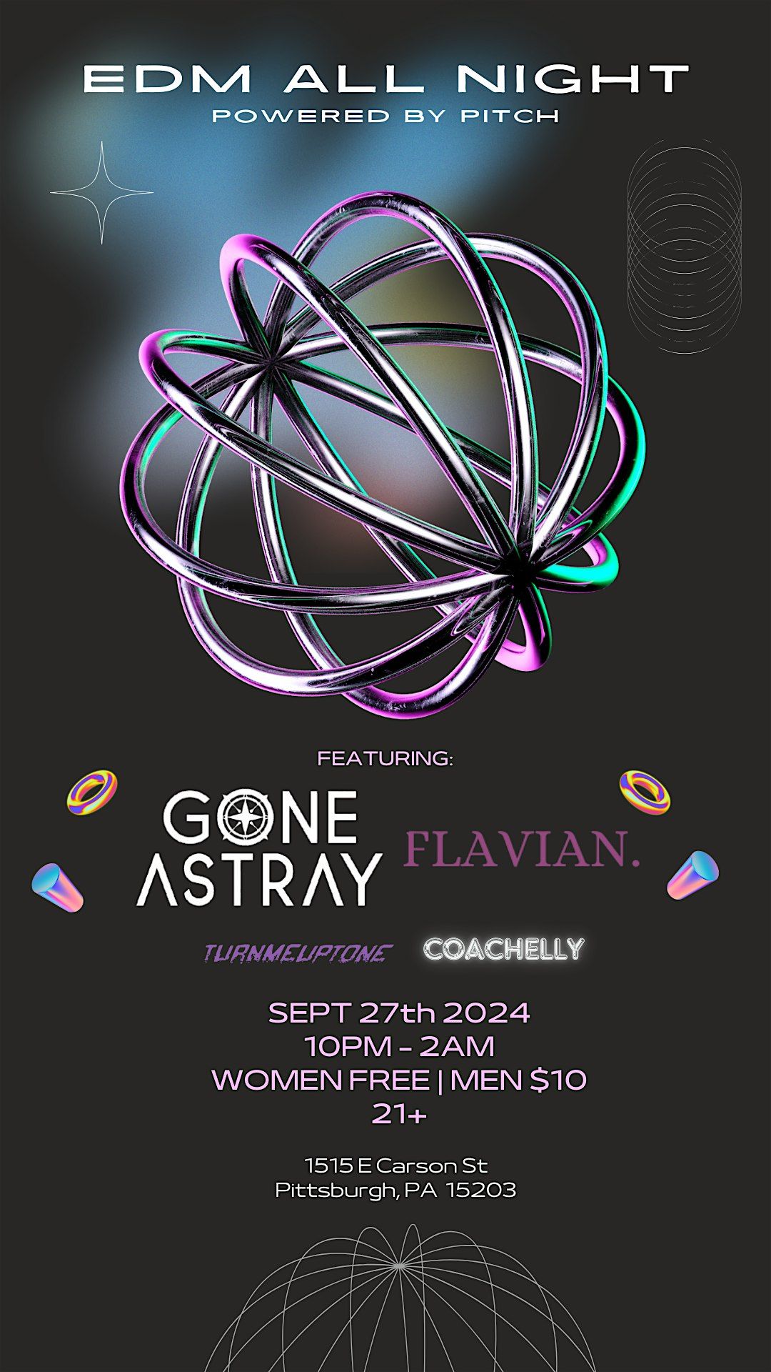 EDM All Night At Pitch | Gone Astray + Flavian and Friends