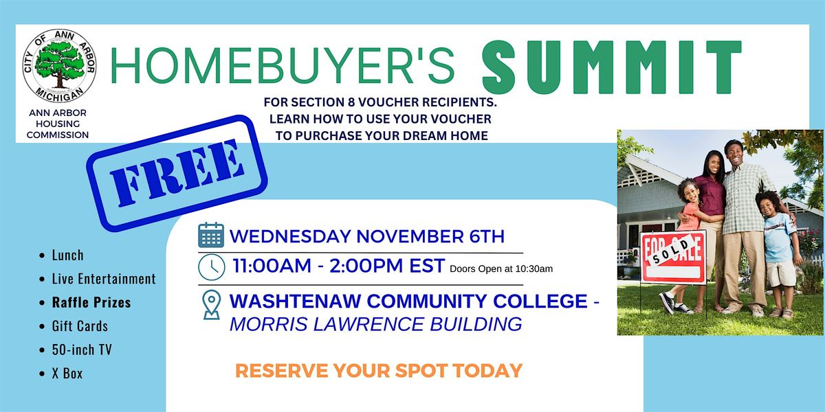 AAHC HOMEBUYER'S SUMMIT - For Section 8 Voucher Recipients