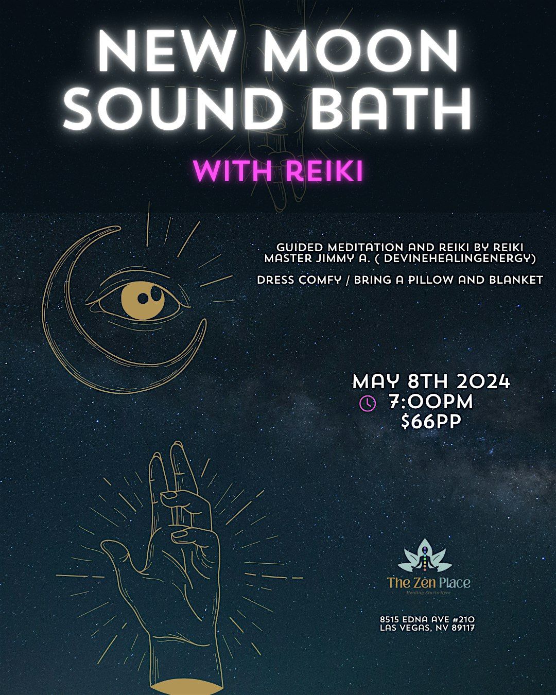NEW MOON SOUND BATH WITH REIKI