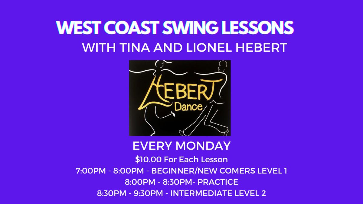 West Coast Swing Lessons w\/ Lionel and Tina