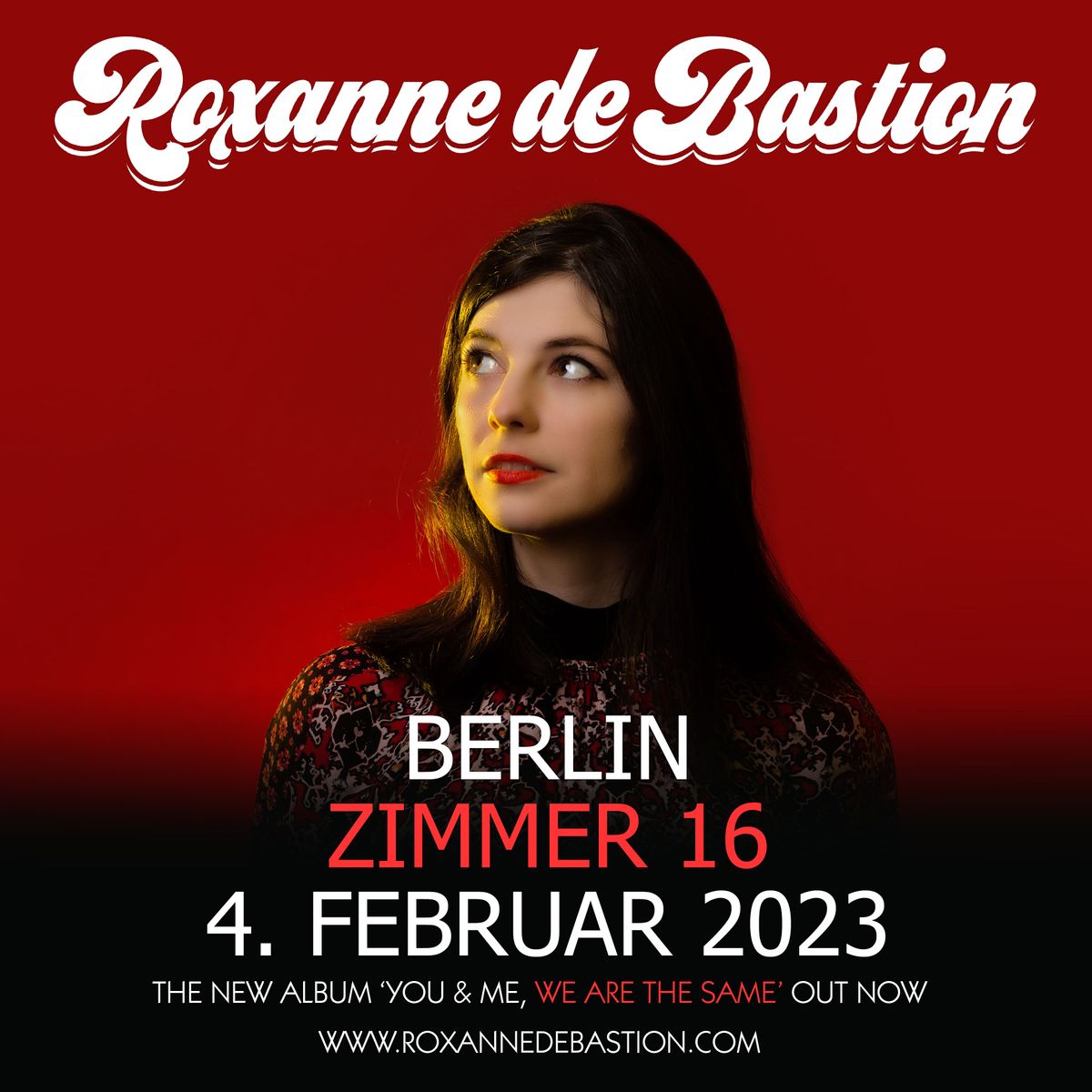 Roxanne de Bastion live im Zimmer 16