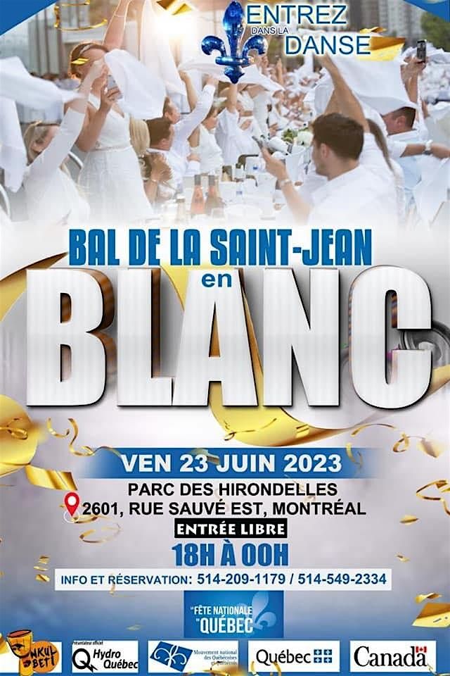 Le Bal  de la Saint-Jean en BLANC